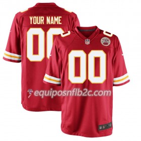 Camiseta Hombre NFL Kansas City Chiefs Personalizar Nike Rojo